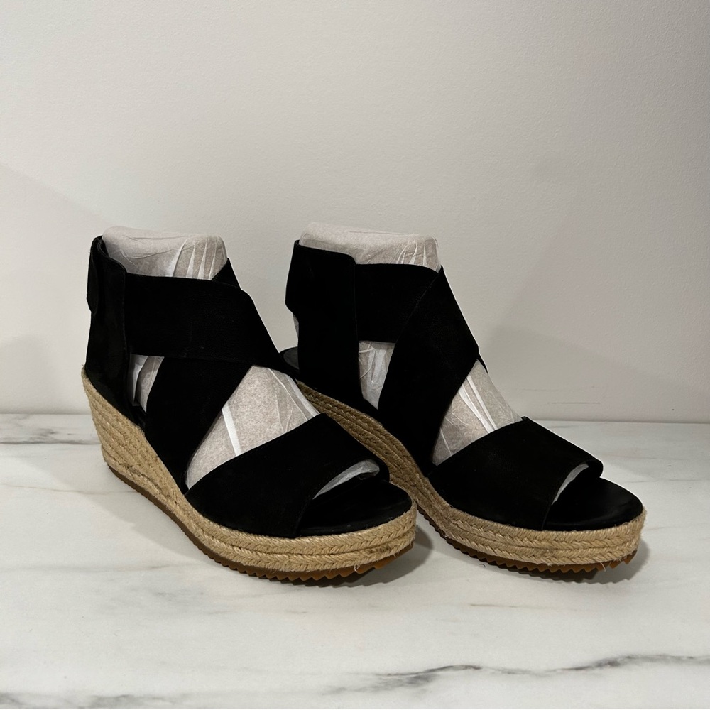 EILEEN FISHER Willow 3 Suede Wedge Sandal